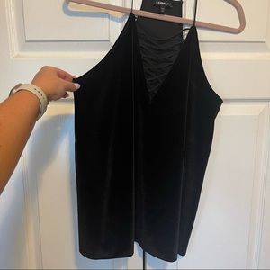 Express Velvet Halter